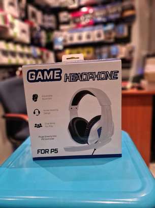 PS5 Wired Gaming Heaphone With Mic - Boxed & Sealed image 1
