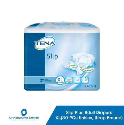 Tena Slip Plus Diapers-Large (Pack of 30.Unisex, wrap around) image 7