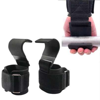 Weight lifting hook grip with strap image 3