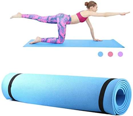 Non Slip Exercise & Fitness Mat for All Types of Yoga, Pilates & Floor Workouts image 1