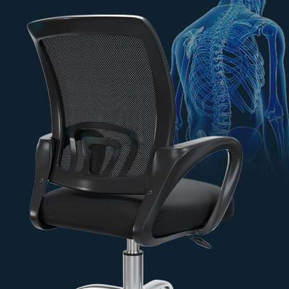 Ergonomic Upholstered Clerical Guest Chair image 3