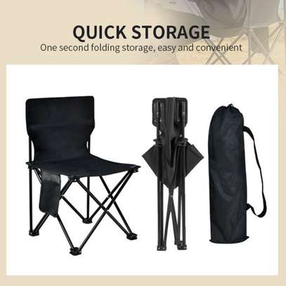 foldable metallic frame water proof canvas  camping chair image 2