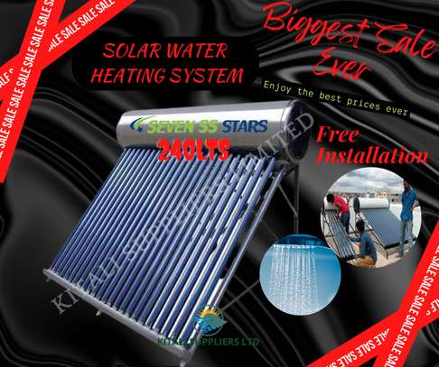 Seven Ss Stars Solar Water Heater System 240L image 1
