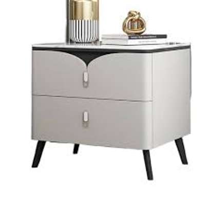 White Solid Wood Nordic Storage Cabinet for Bedroom image 6