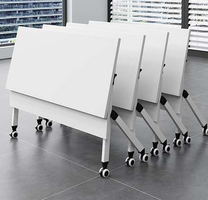 Office Desk: Mobile Foldable Conference Table image 4