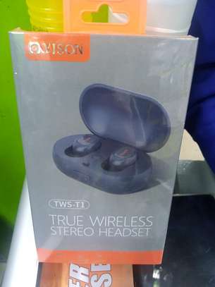YISON TWS T1 Newest Wireless Bluetooth Handsfree Earphones image 1