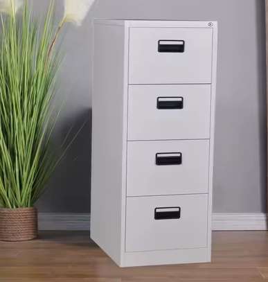Infinity 4 Drawer Metallic Filing Cabinet image 2