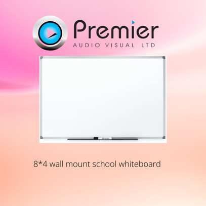 WALLMOUNTED WHITE BOARD 8*4 FTS image 1