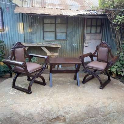 Scissors chairs and table(Outdoor) image 1