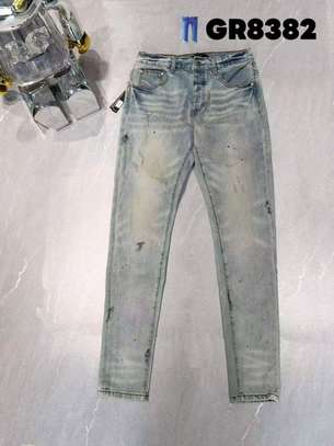 Designer slim fit jeans image 6