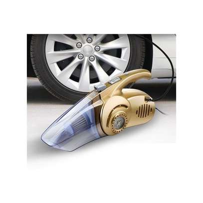 4 In 1 Multi-function 120W Wet And Dry Dual Use Car Vacuum Cleaner Tire Inflator Pump image 2