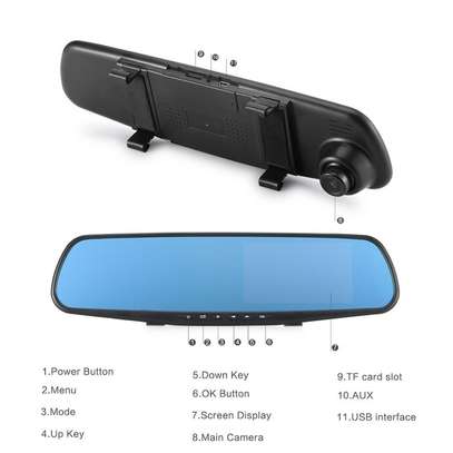 Generic Dashboard Camera 4.3 Inch Car DVR Mirror Car image 1