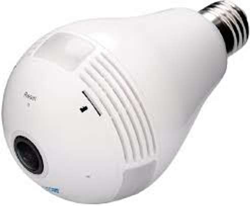 Wifi Hidden light Bulb camera 360 image 1