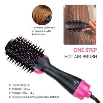 1000W Professional Hair Dryer Brush 2 In 1 Electric Blow Dryer Hot Air Negative Ion Generator Hair Straightener Curler Comb(3) image 4