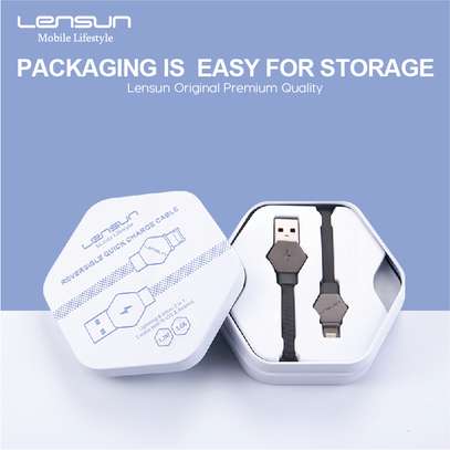 Lighting & Micro usb charger cable 2 in 1 image 3