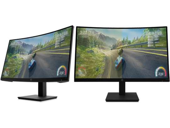 HP X27C curved Gaming FHD Monitor image 1