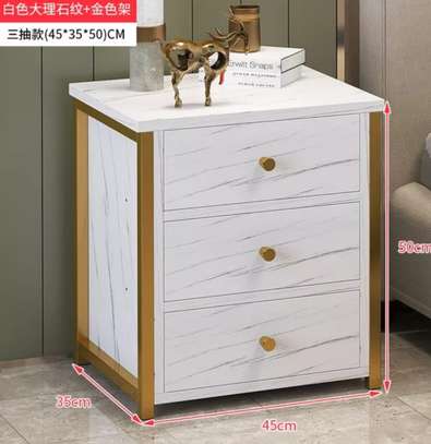 Nordic luxury  bedside cabinet image 4