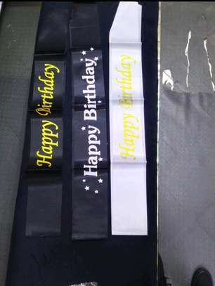 Birthday sash available in all colours image 2