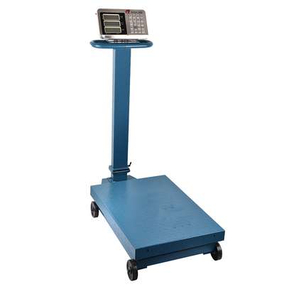 Four Wheel 600kg Tcs Electronic Dial Platform Weighing Scale image 1