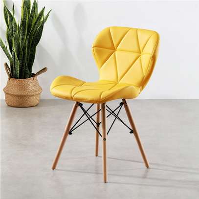 High-Quality Dining Chairs –Leather-Covered Plastic Seats image 3