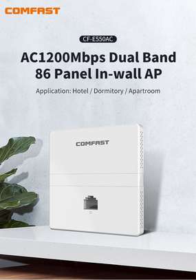 COMFAST CF-E550AC 1200Mbps, Inwall Access Point image 1