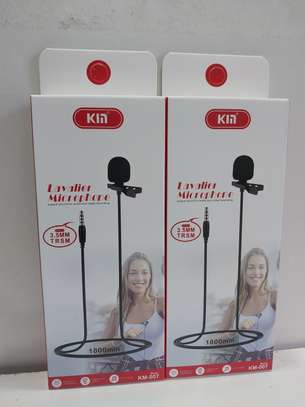KIN Clip Tie Collar 3.5Mm Audio Cable Plug Lapel Microphones image 3