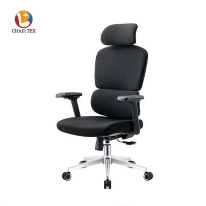 Office Chair; High Back Executive Leather Office Chair image 2