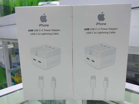 50W Fast Charger USB-C Power Adapter For Iphone image 1