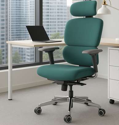 Office Chair: Fabric Staff Orthopedic Chair image 1
