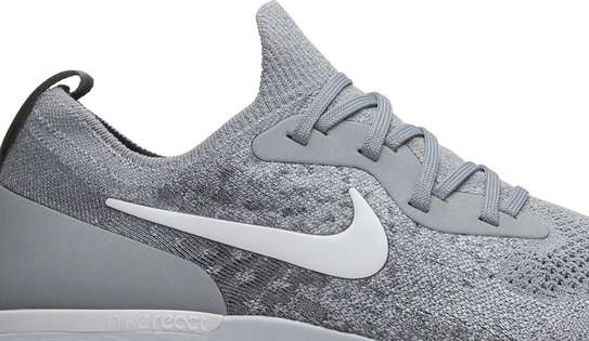 The Nike Epic React Flyknit Grey image 6