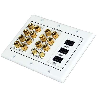 7.1/7.2 Home Theater Speaker Wall Plate image 6