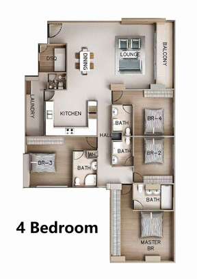 2 Bed Apartment with En Suite in Kilimani image 17