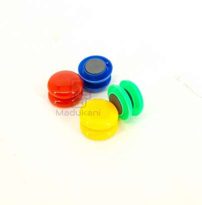 8PCS 30mm Colored Magnets for White Boards, Fridge, Charts image 2