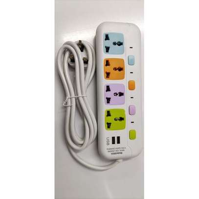 4 Ways Extension/2 Usb Charging Ports-heavy duty image 1