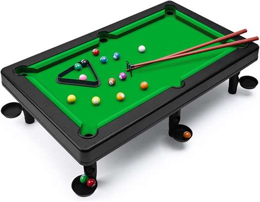 Mini Tabletop Pool Billiard Table Set for Kids & Family image 5