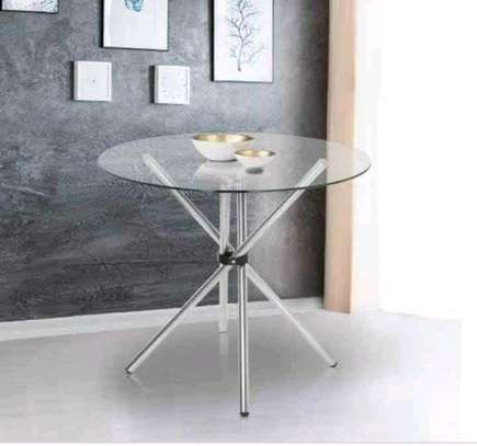 *Ameirah glass table .clear glass or black image 1