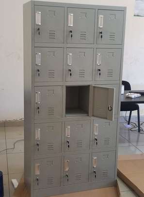 Office Cabinet: 15 Lock Compatmet Locker Steel File Cabinet image 5
