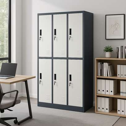 6-Door Steel Metal Locker for Office Storage image 9