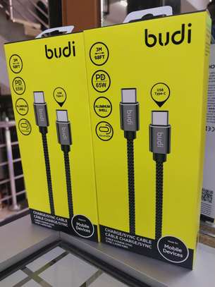 Budi PD 65W USB Type-C to Type-C Reversible braided cable image 3