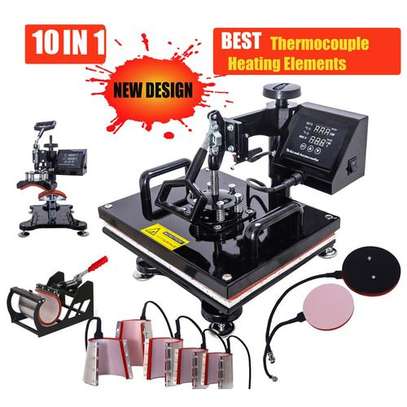 10 In 1 Heat Press Sublimation Transfer Printer image 2