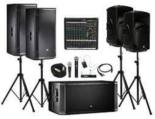 SOUND SYSTEM AVAILABLE FOR HIRE image 1
