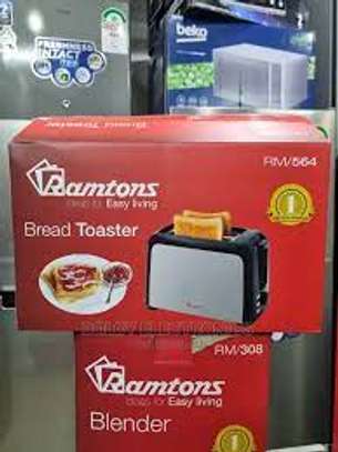 RAMTONS 2 SLICE POP UP TOASTER STAINLESS STEEL image 3