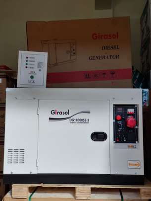 Diesel silent generator 20KVA with ATS image 1