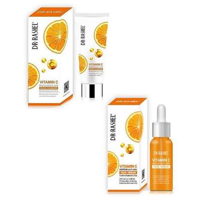 Dr. Rashel Vitamin C Facial Cleanser + Face Serum image 1