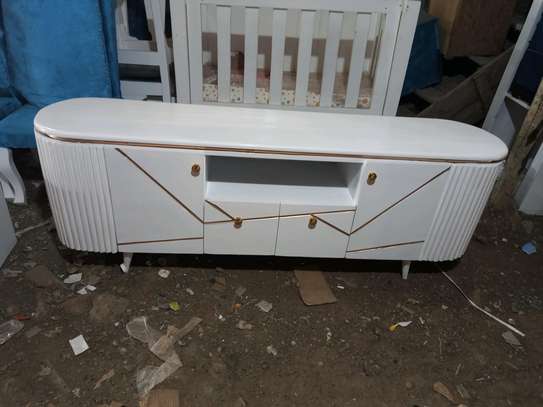 TV stand made by hand wood and good quality wood image 1