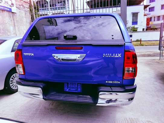 Toyota Hilux double cabin blue 2017 Diesel cab image 13