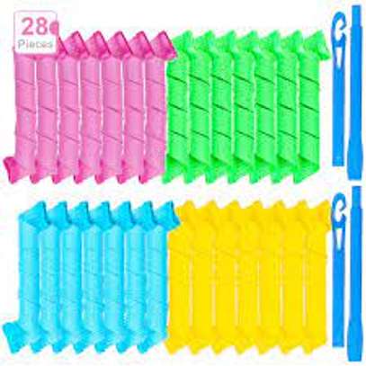 18 Pcs Portable Magic Hair Curler Hair Styling Accessories image 2