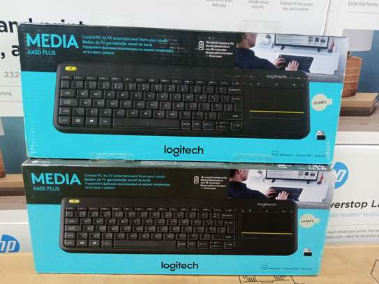 Logitech K400 Plus Wireless Touch TV Keyboard With Touchpad image 1