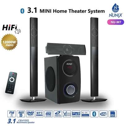 Nunix 3.1 Home Theater System M7 12000W +free Aux Cable image 1