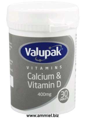 Valupak Calcium And Vitamin D 400mg Tablets x 30 image 1